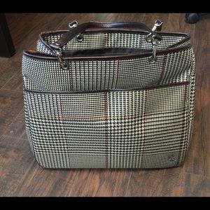 Ralph Lauren Tote Vintage Plaid ▪️Fits 15in Laptop